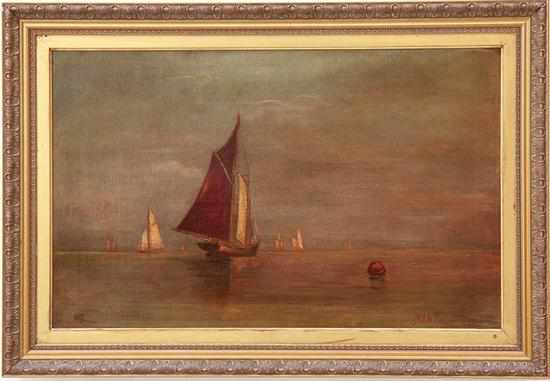 Appraisal: Mauritz Frederick Hendrick de Haas New York Dutch - SAILBOATS