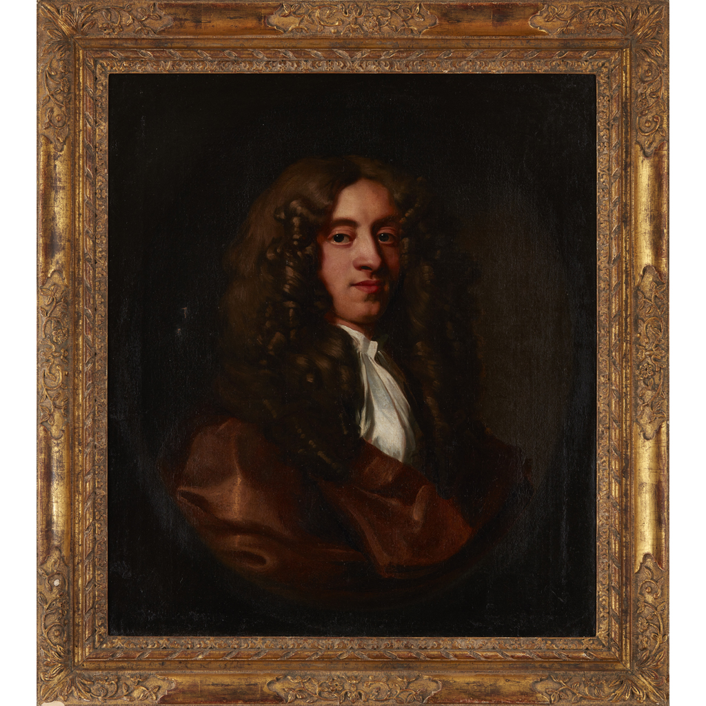 Appraisal: CIRCLE OF SIR PETER LELY BRITISH - PORTRAIT OF JOHN