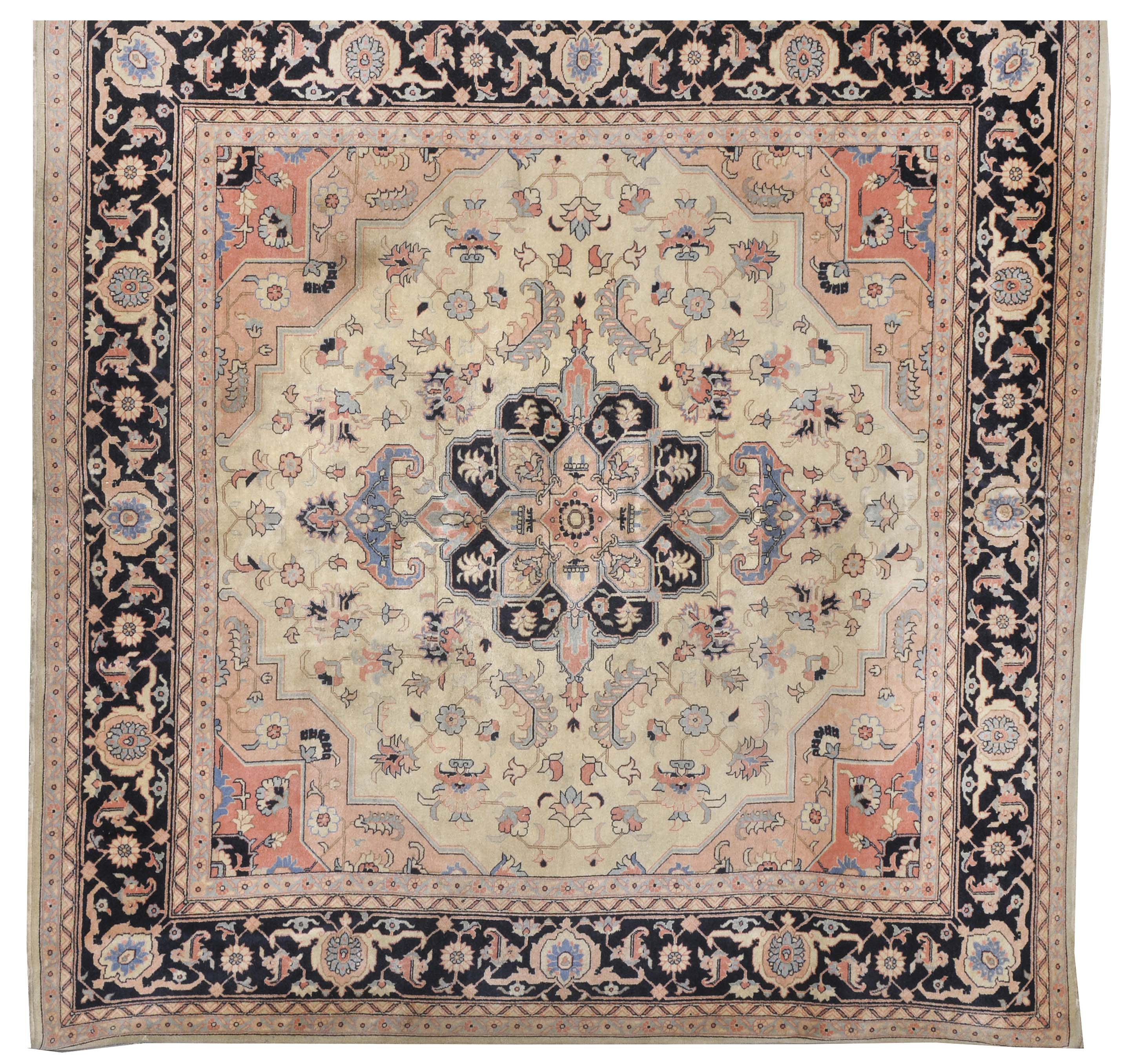 Appraisal: ORIENTAL RUG SERAPI DESIGN ' x ' Central medallion and