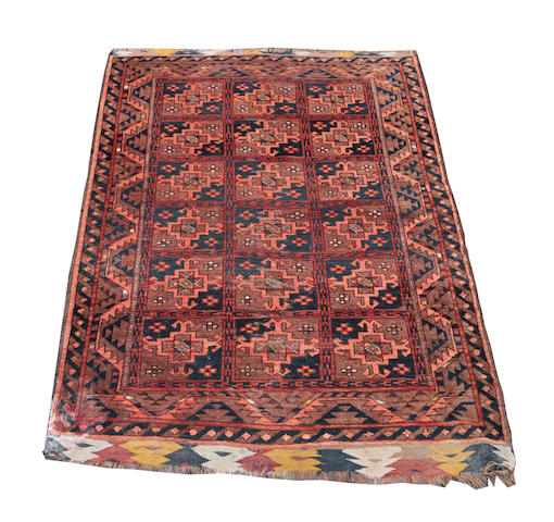 Appraisal: A group of rugs A tekke Turkoman rug with kilm