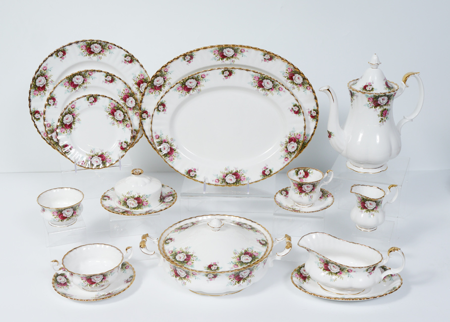 Appraisal: ROYAL ALBERT CHINA ''CELEBRATION'' SERVICE FOR PLUS pieces to include