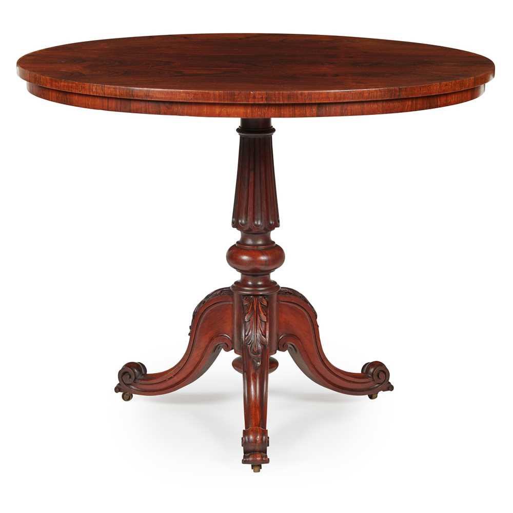 Appraisal: Y REGENCY ROSEWOOD OCCASIONAL TABLE IN THE MANNER OF GILLOWS