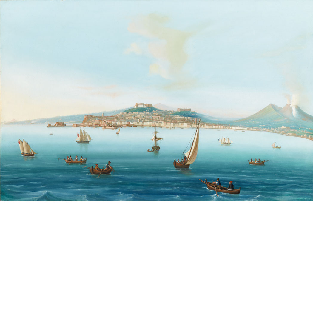 Appraisal: Neapolitan School th th Century View of Naples from the