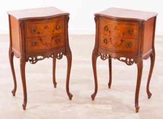 Appraisal: Louis XVI Style End Tables Pair Pair of Louis XVI