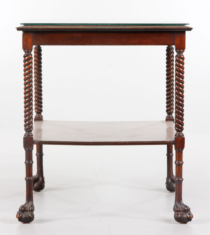 Appraisal: - th C Victorian Mahogany Table th century Victorian mahogany