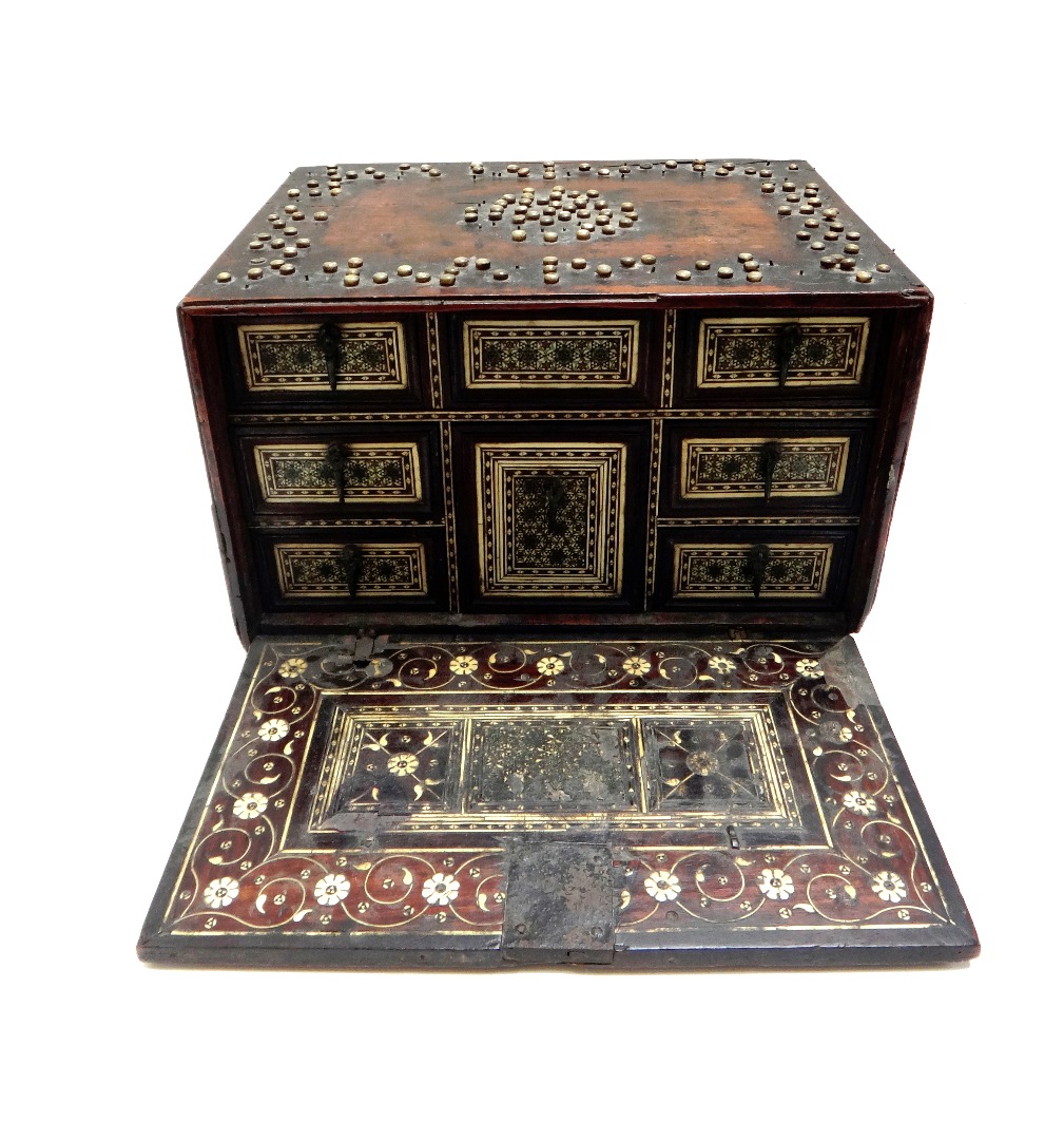 Appraisal: A th th century Indian mother of pearl inlaid table