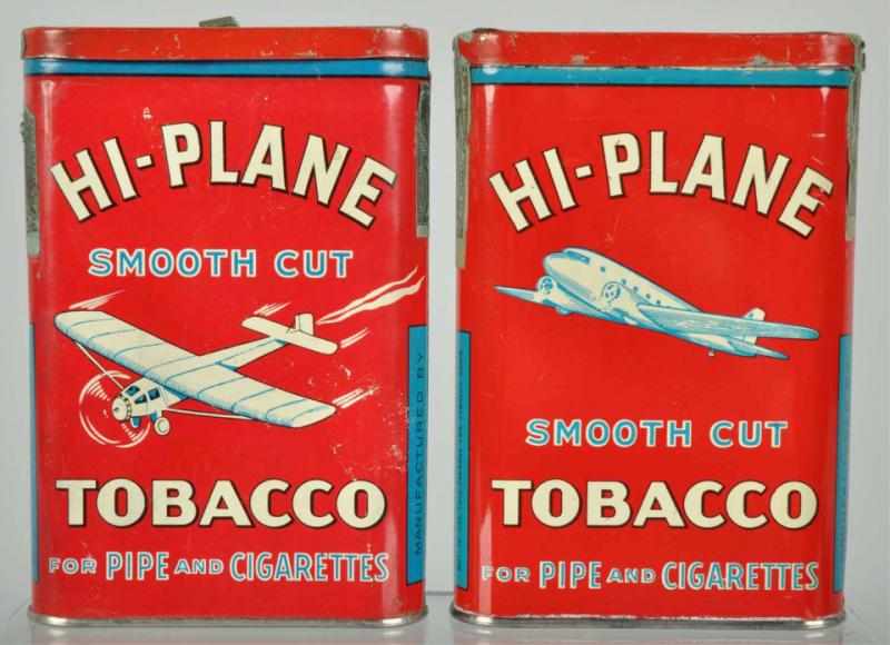 Appraisal: Lot of Hi-Plane Vertical Tobacco Tins Description Includes one single