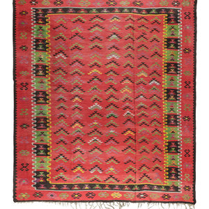 Appraisal: A Kilim Wool Rug Circa feet inches x feet inches