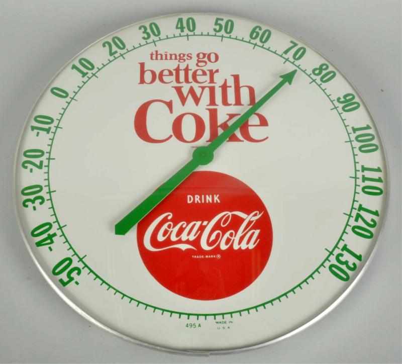 Appraisal: Go Coca-Cola Pam Thermometer Description s Clean bright and as