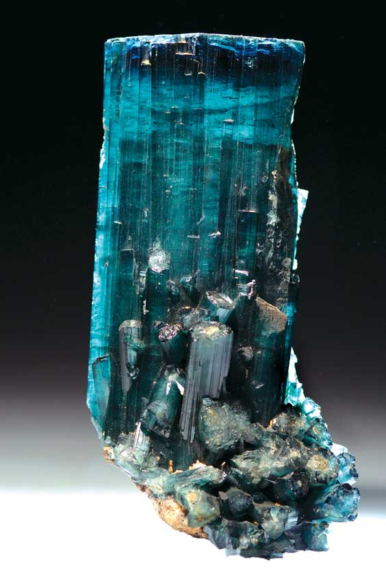 Appraisal: BLUE INDICOLITE TOURMALINE Minas Gerais Brazil Among the various color