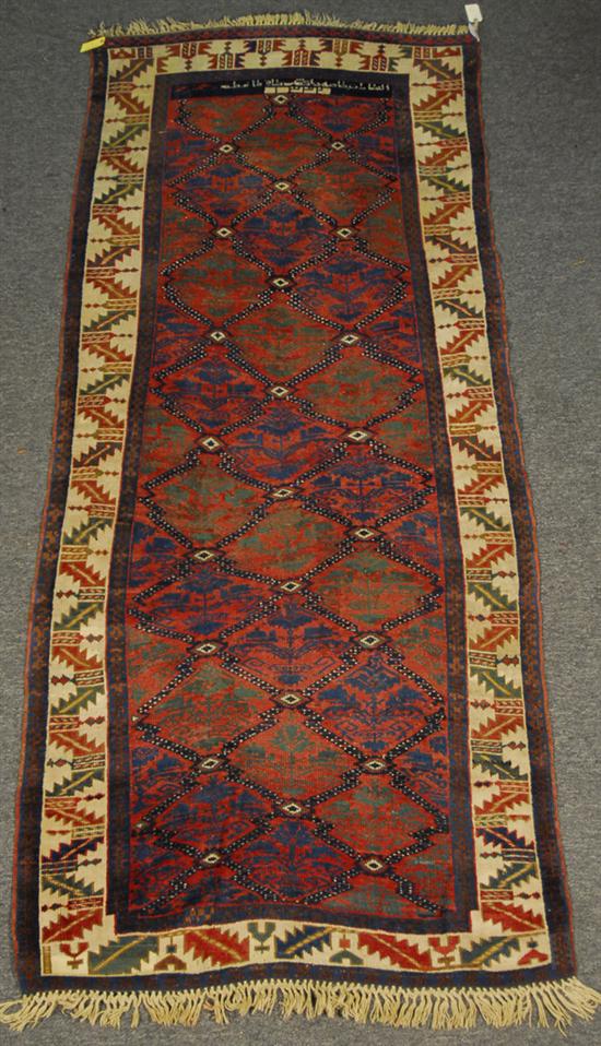 Appraisal: KURD RUG Persia late th century feet inch x feet