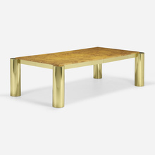 Appraisal: Paul Evans CUSTOM CITYSCAPE DINING TABLE Paul Evans StudioUSA c