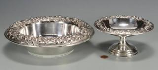 Appraisal: Kirk Son Repousse Bowls Two S Kirk Son partially hand