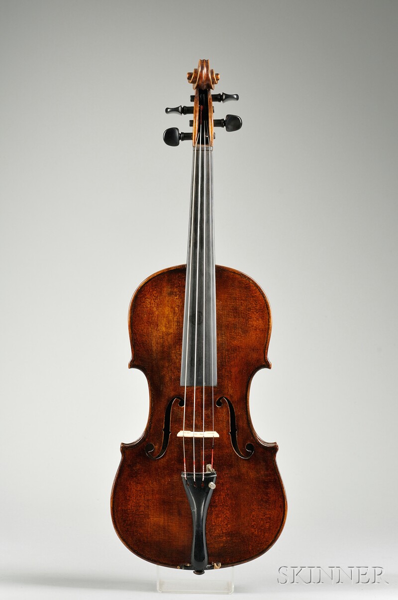 Appraisal: American Violin J Summers Marion Indiana bearing the maker's manuscript