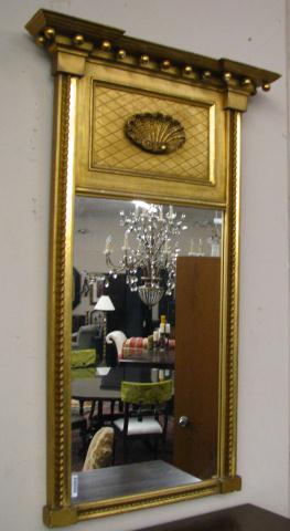 Appraisal: Antique Style Gold Finish Wall Mirror '' x '' with