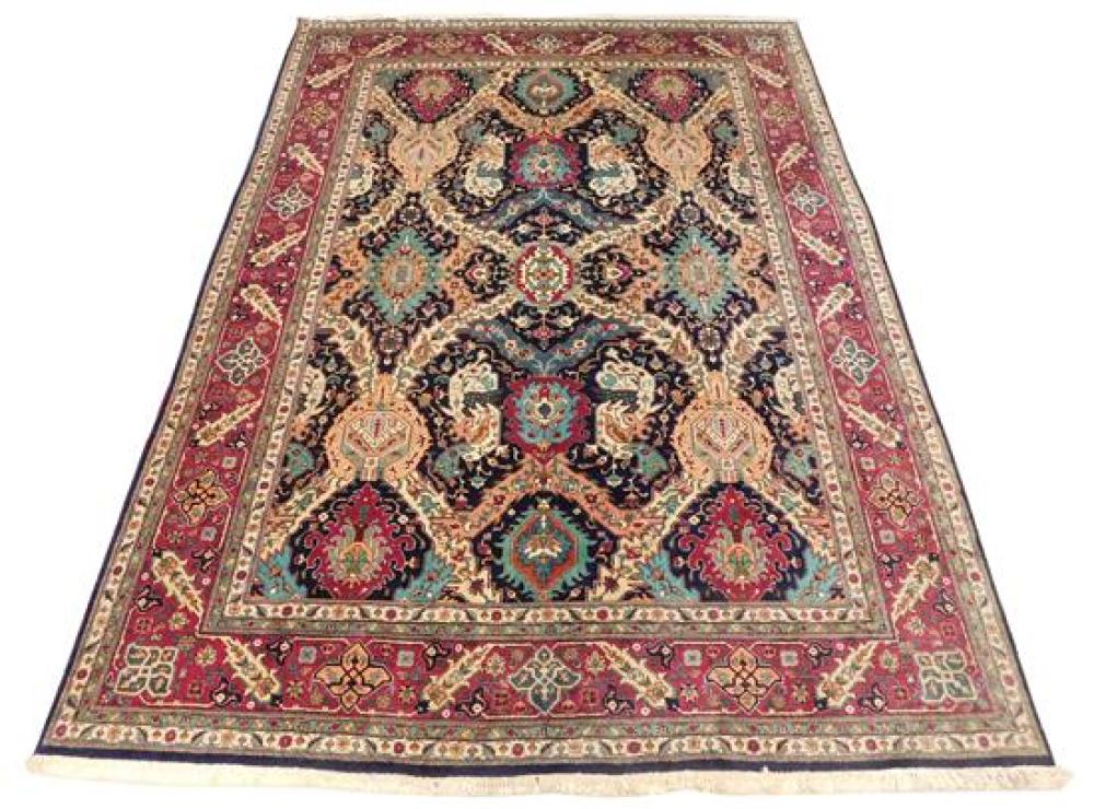 Appraisal: RUG Modern Persian style rug ' x ' wool on