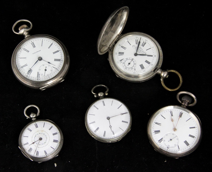 Appraisal: A silver cased open faced pocket watch by JW Benson