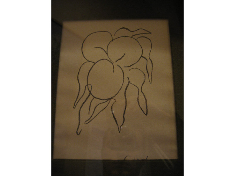 Appraisal: AFTER HENRI MATISSE FRENCH - Fruit print framed h x