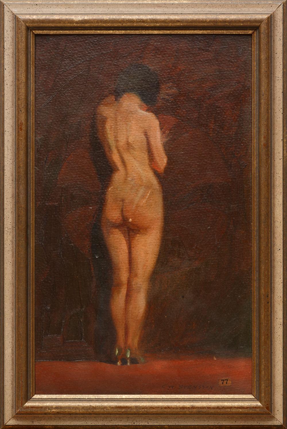 Appraisal: Charles W Svensson American - After the Bath oil on