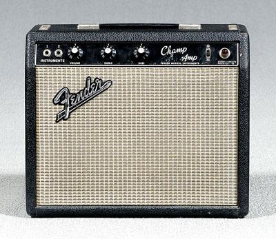 Appraisal: Fender Champ-Amp amplifier x x in Works but needs rewiring