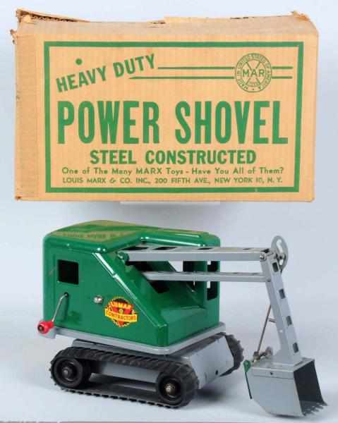 Appraisal: Pressed Steel Marx Heavy Duty Power Shovel Toy American Lumar