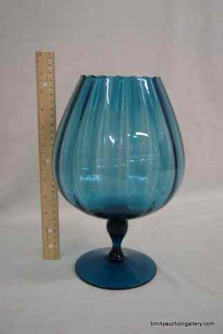 Appraisal: Viking Glass Co Modern 's Blue Color Vase- Mid Century