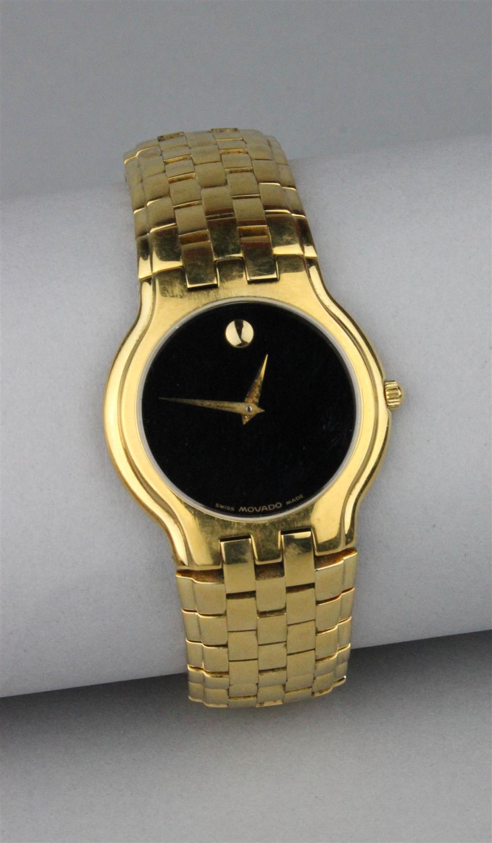 Appraisal: MEN'S MOVADO CELESTINA MUSEUM WATCH classic Movado Museum watch in