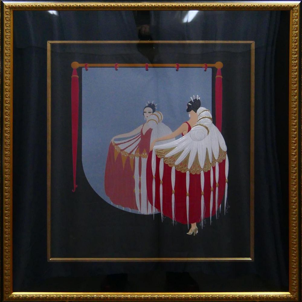 Appraisal: ERTE SERIGRAPH THE MIRROR LIMITED EDITION SIGNED ERTE Russian -