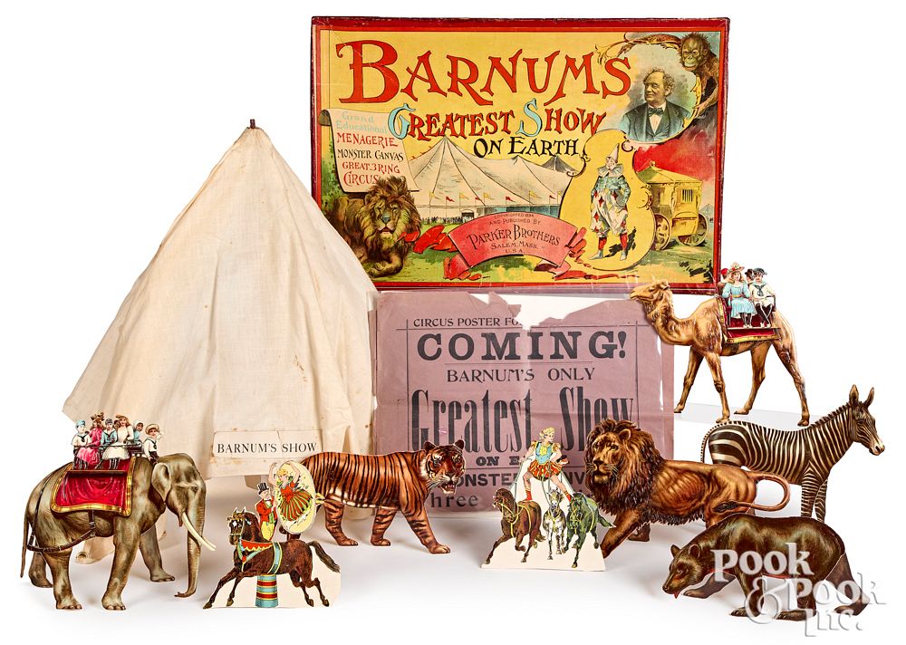 Appraisal: Parker Bros Barnum's Greatest Show on Earth Parker Bros Barnum's