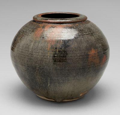 Appraisal: Norah Braden studio pottery British - stoneware jar dark green