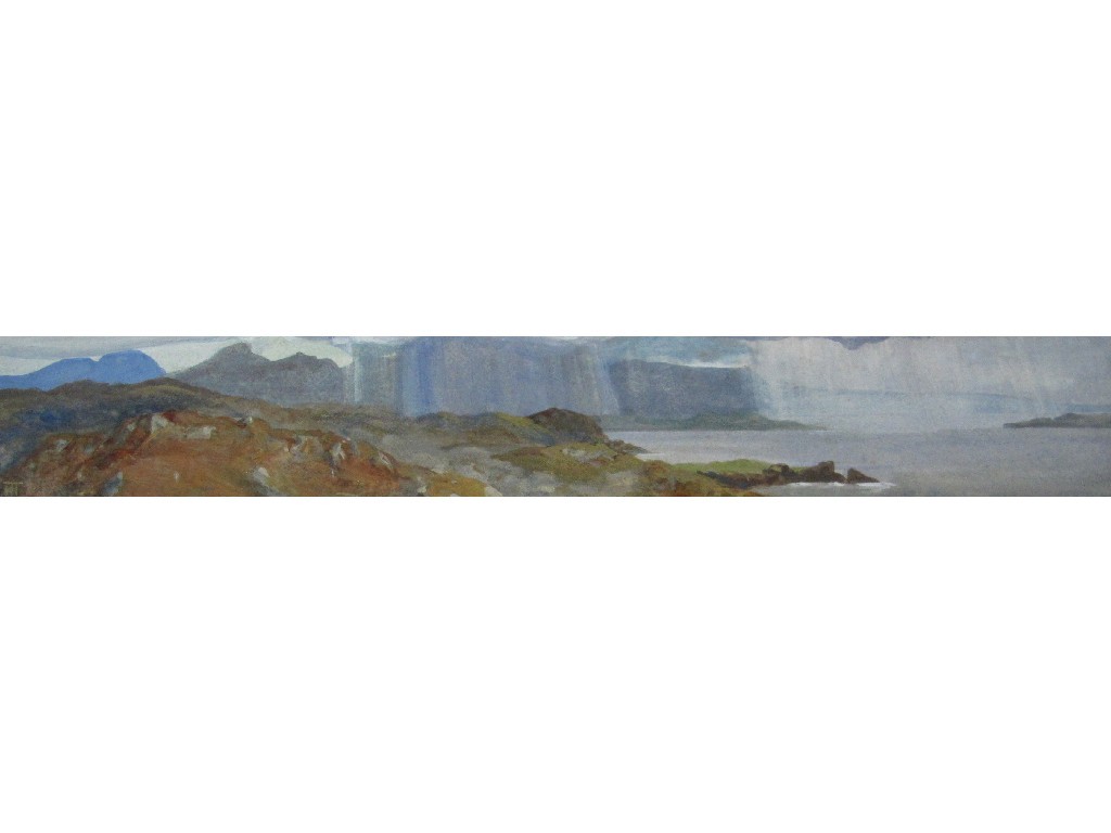 Appraisal: HELEN THORNYCROFT - CLACHTOLL SUTHERLAND Watercolour monogrammed x x cm