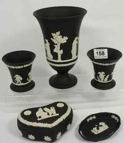 Appraisal: Wedgwood Black Jasperware