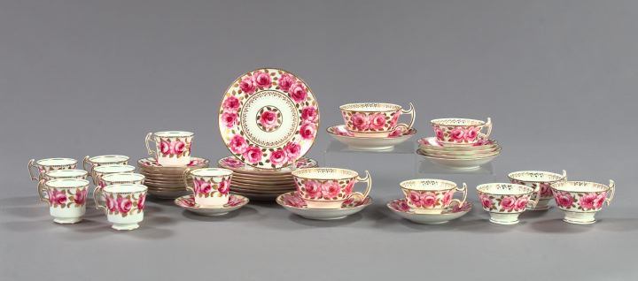 Appraisal: Forty-Piece Collingwood Porcelain Partial Tea-and-Coffee Service for nine persons in