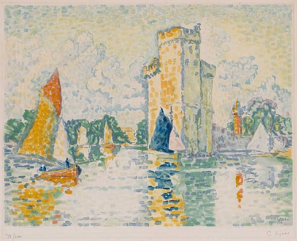 Appraisal: After Paul Signac French - by Jacques Villon Le Port