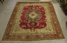 Appraisal: A Persian woll carpet cm long cm wide