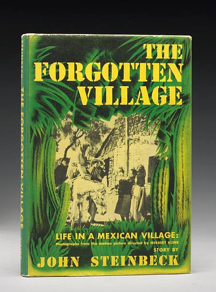 Appraisal: STEINBECK JOHN The Forgotten Village New York Viking Press Beige