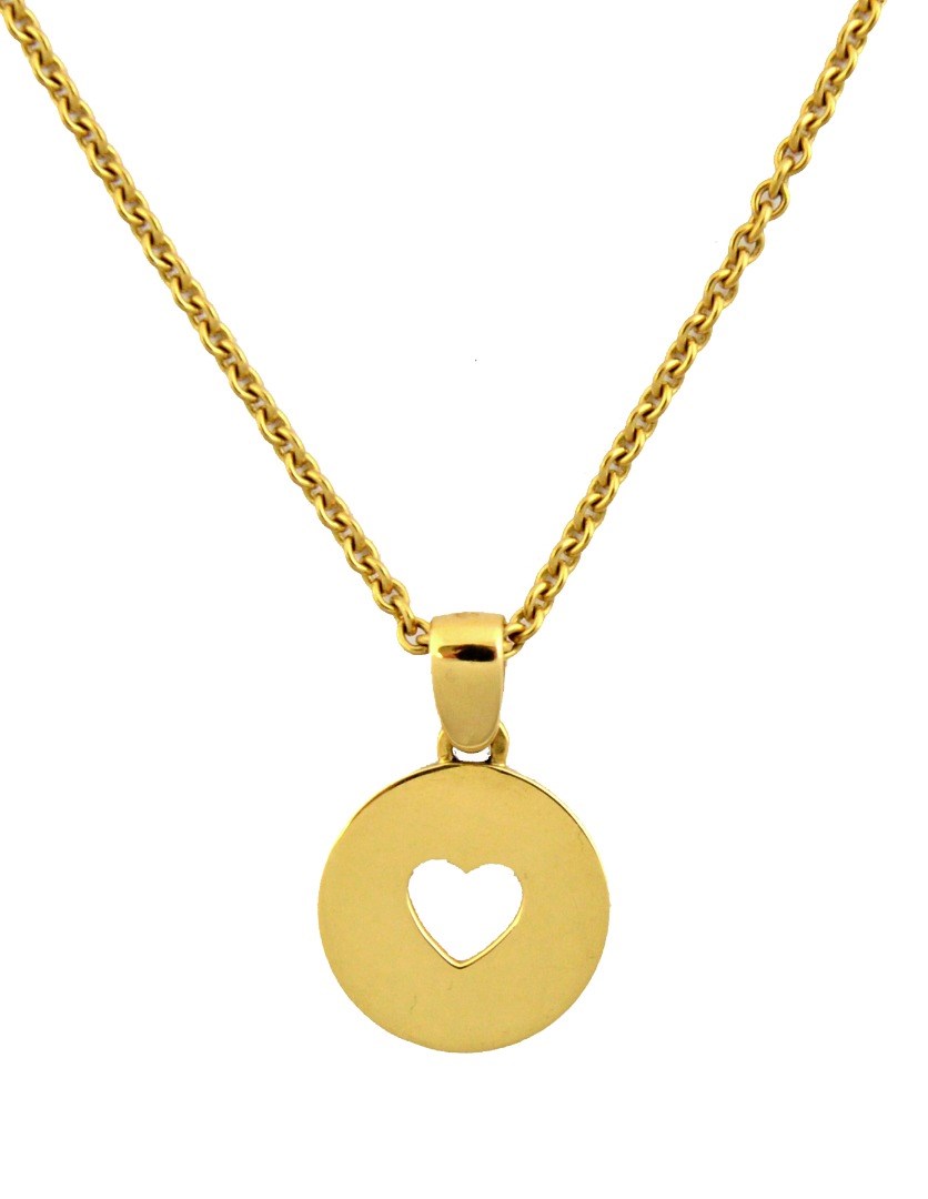 Appraisal: A Cartier ct yellow gold pendant of circular form pierced