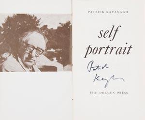 Appraisal: KAVANAGH Patrick - Self Portrait Dublin Dolmen Press vo x