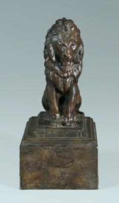 Appraisal: Alexander Phimister Proctor bronze New York - quot Seated Lion