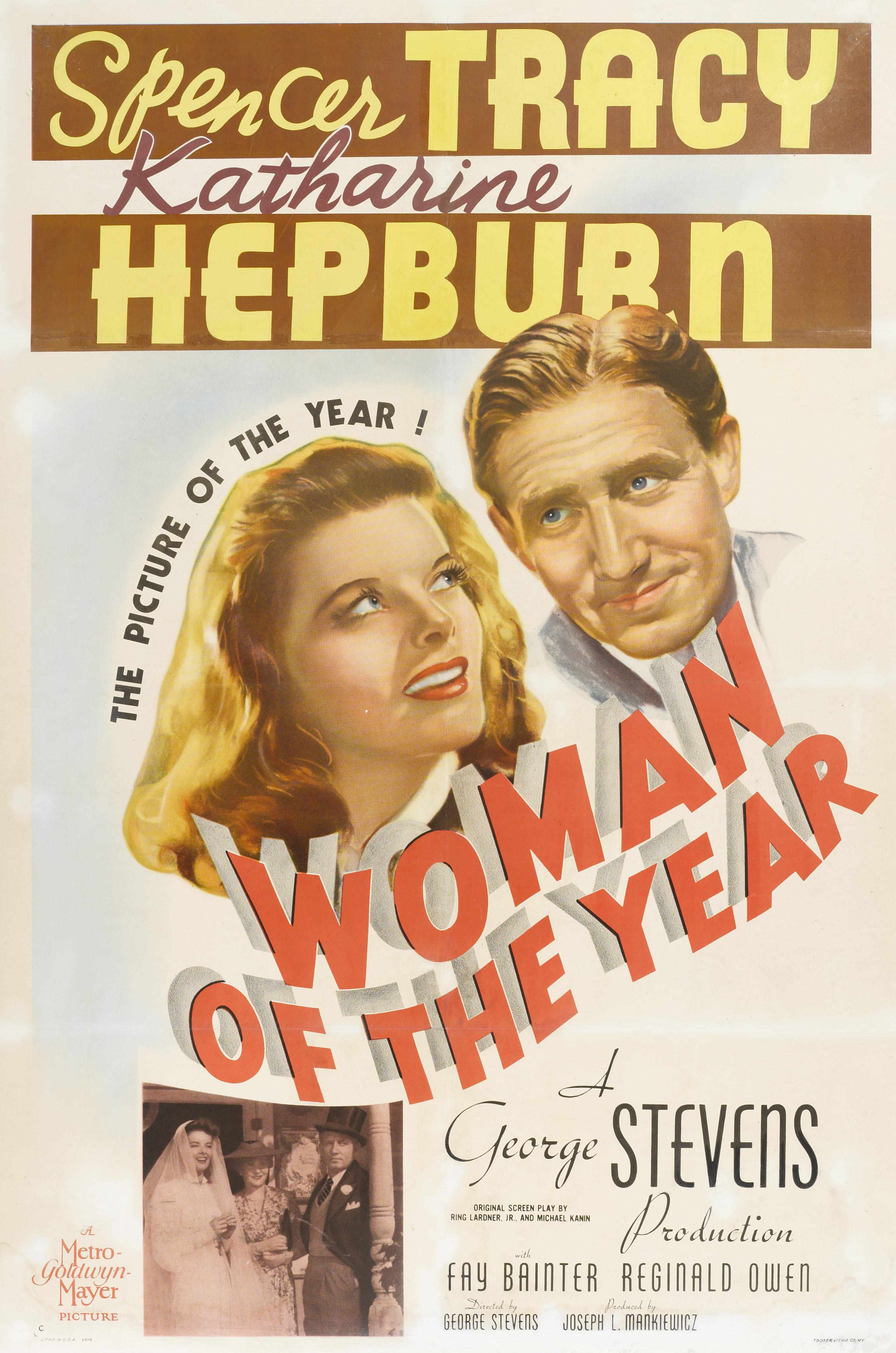 Appraisal: Vintage Hollywood Posters Woman of the Year MGM One sheet