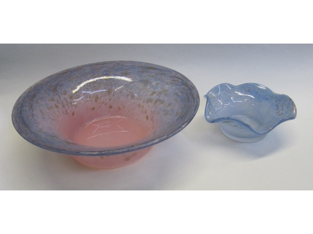 Appraisal: Four pieces of Vasart glass to include three bowls and