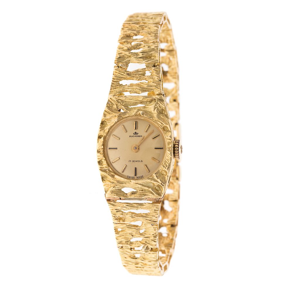 Appraisal: A Ladies Bucherer Dress Watch in K Gold K yellow