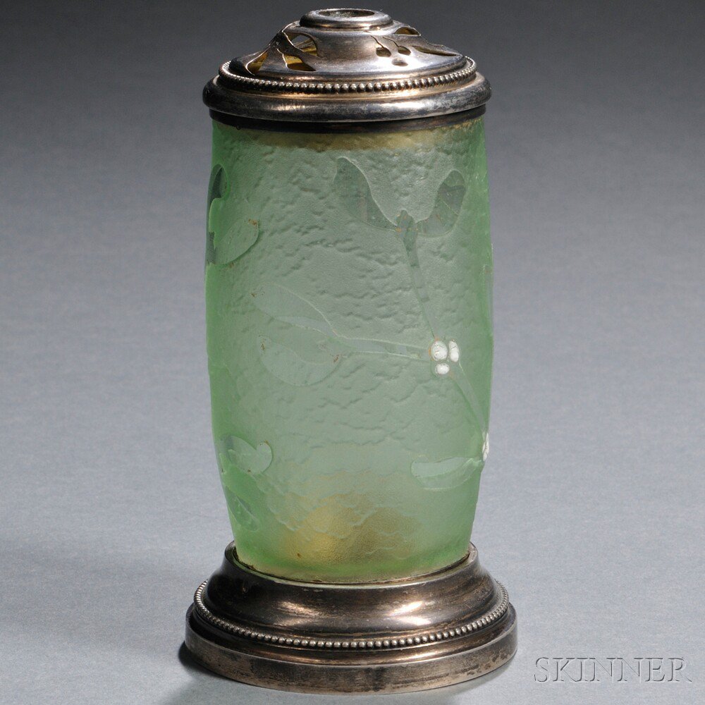 Appraisal: Scent Burner Attributed to Daum Art glass Nancy France c