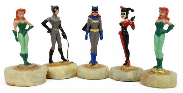 Appraisal: DC Comics Warner Brothers limited-edition figural sculptures each signed Ron