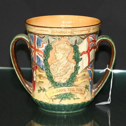 Appraisal: A Royal Doulton 'The Coronation Loving Cup' by Charles Noke