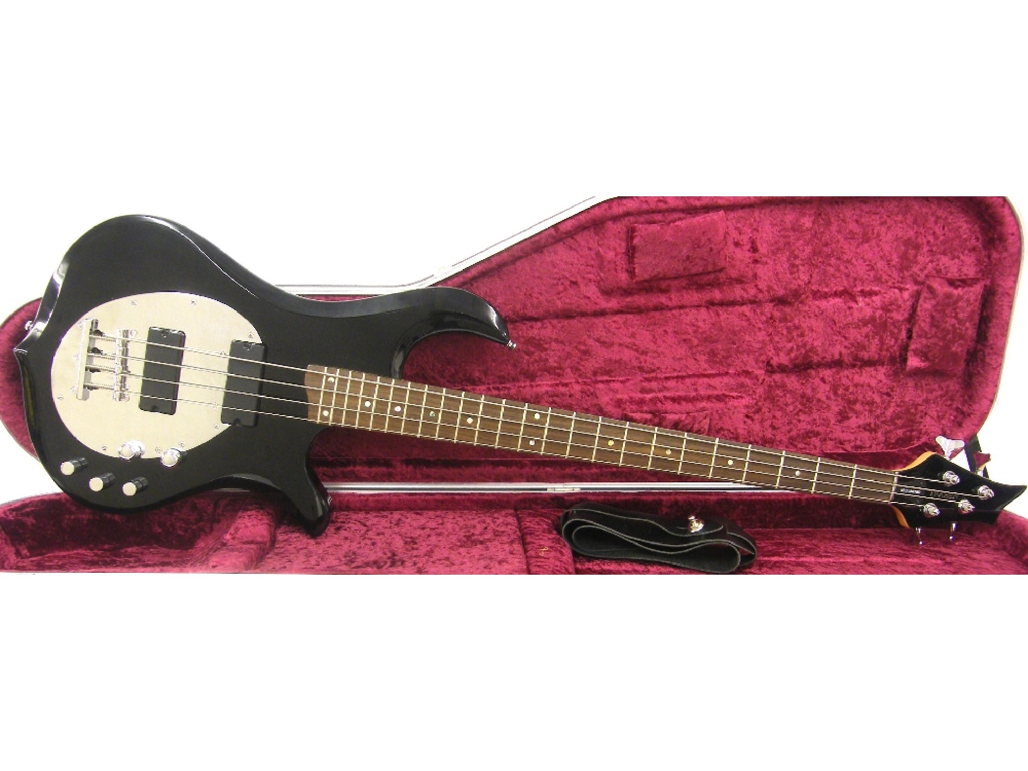 Appraisal: Traben Neo Limited bass guitar black finish electrics in working