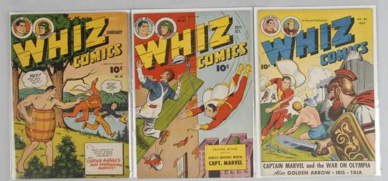 Appraisal: Lot of s Whiz Comics Description This lot includes issues