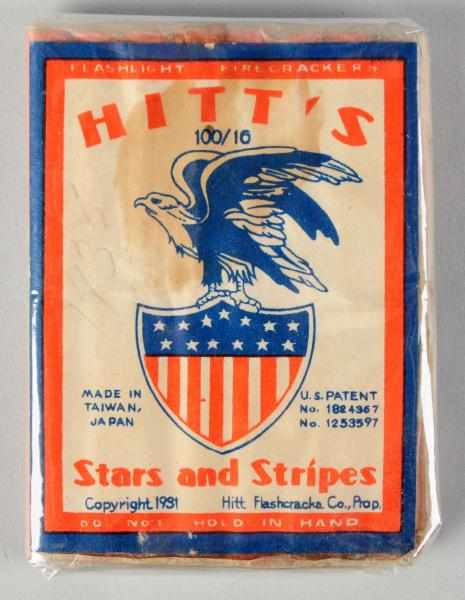 Appraisal: Hitt's Stars Stripes -Pack Firecrackers Class Hitt's copyright Taiwan Japan