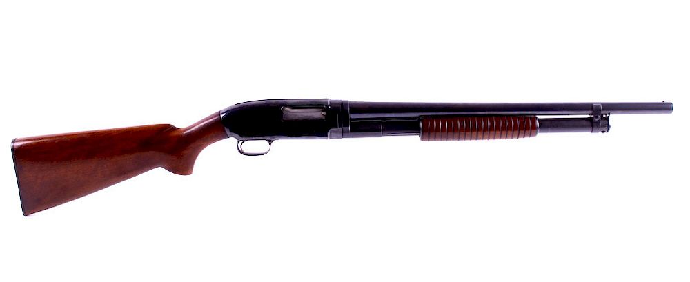 Appraisal: WWII U S Winchester Model Riot Shotgun c You are