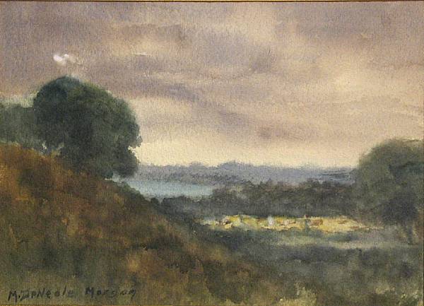 Appraisal: Mary DeNeale Morgan - Stormy Skies Over the Bay signed